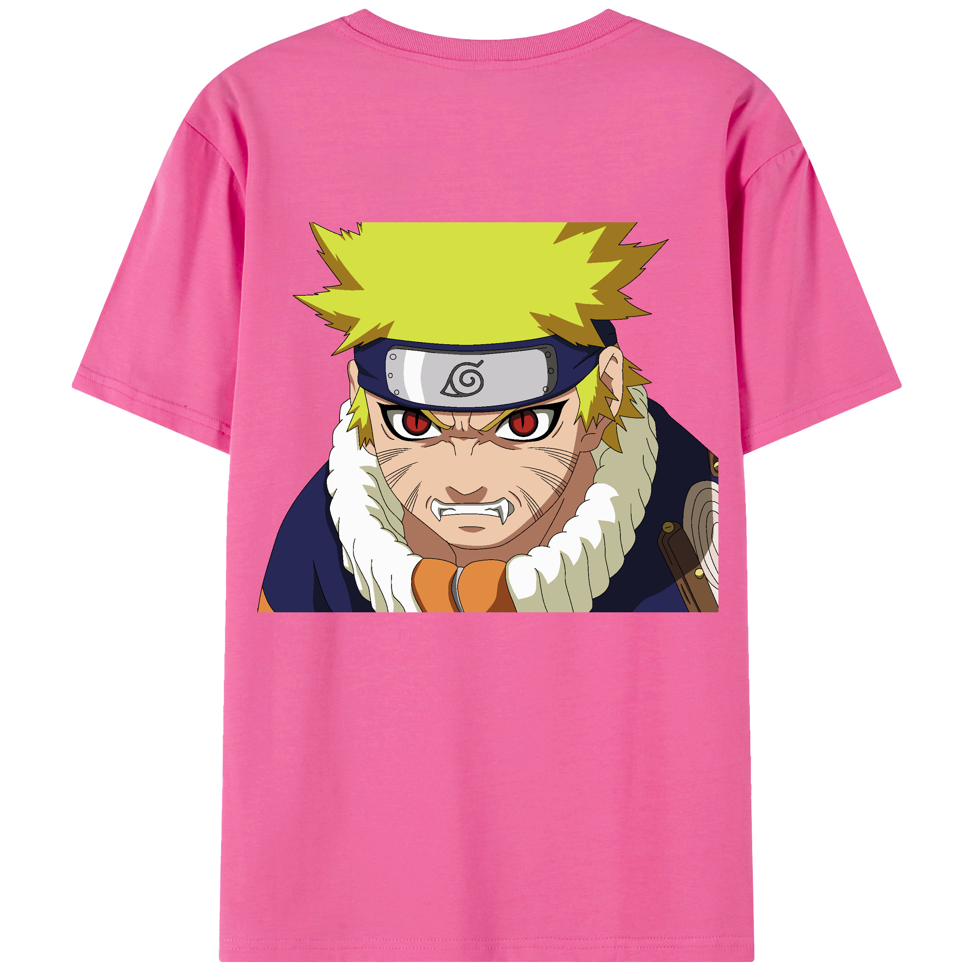 （画像用） NARUTO -ナルト- うずまき ナルト Uzumaki Naruto レディース半袖Tシャツ(バックプリント)